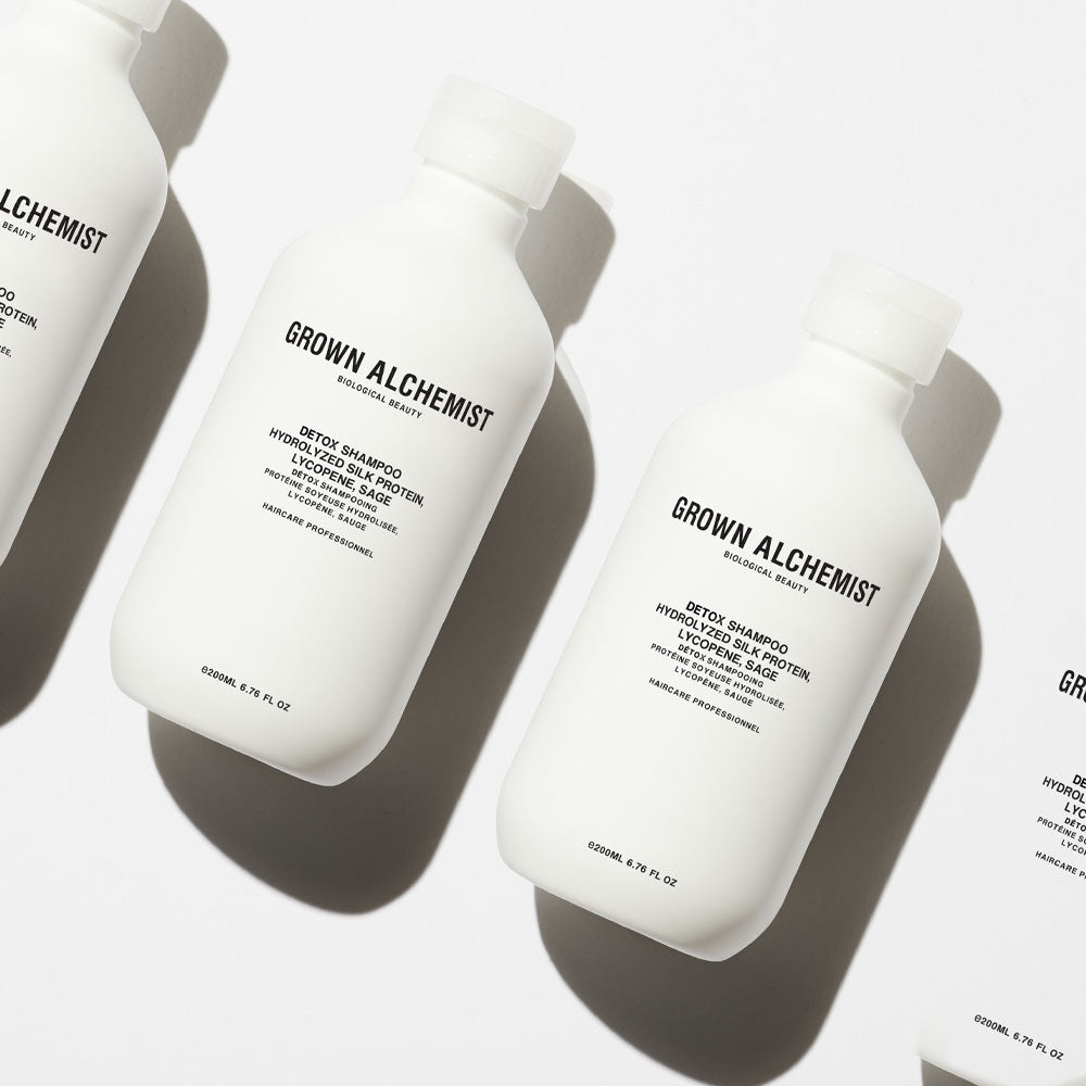 Grown Alchemist Detox – Shampoo 0.1: Hydrolyzed Silk Protein, Lycopene, Sage – 200ml
