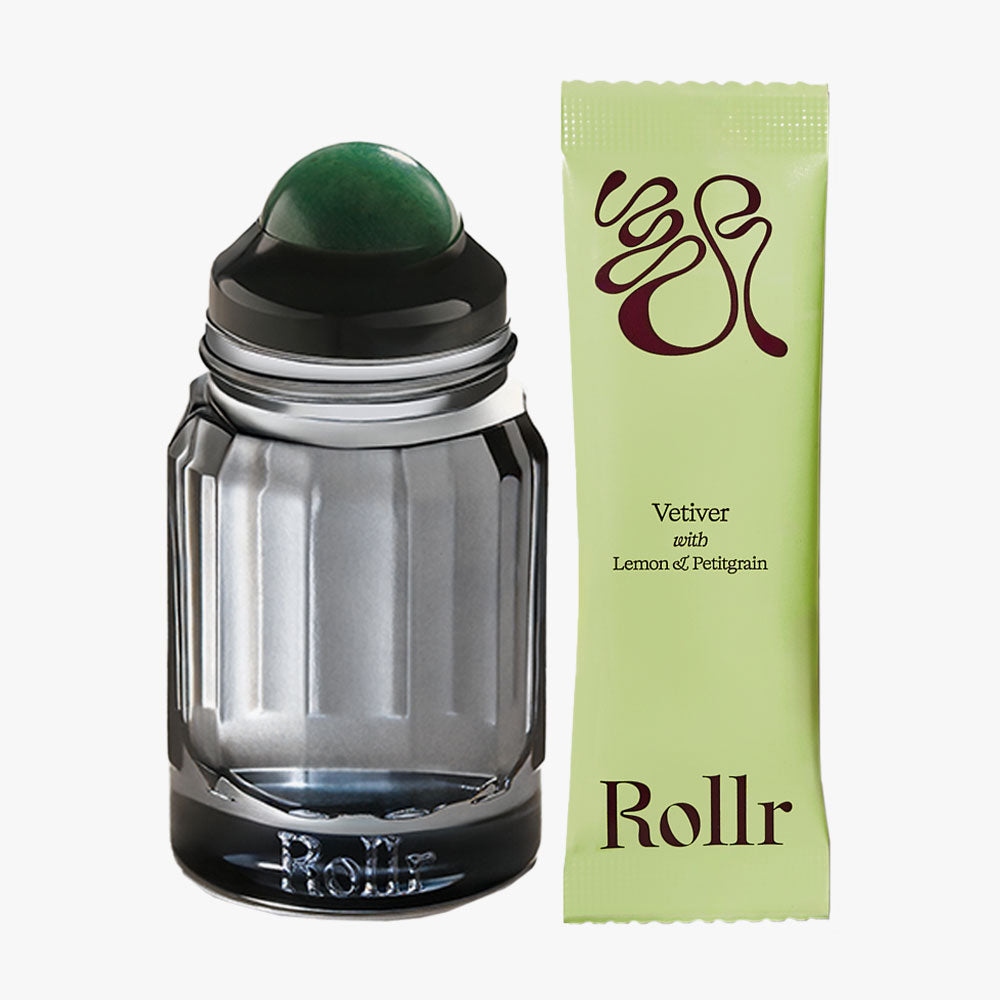 Green Aventurine – Deo-Roller (Vetiver & Lemon)