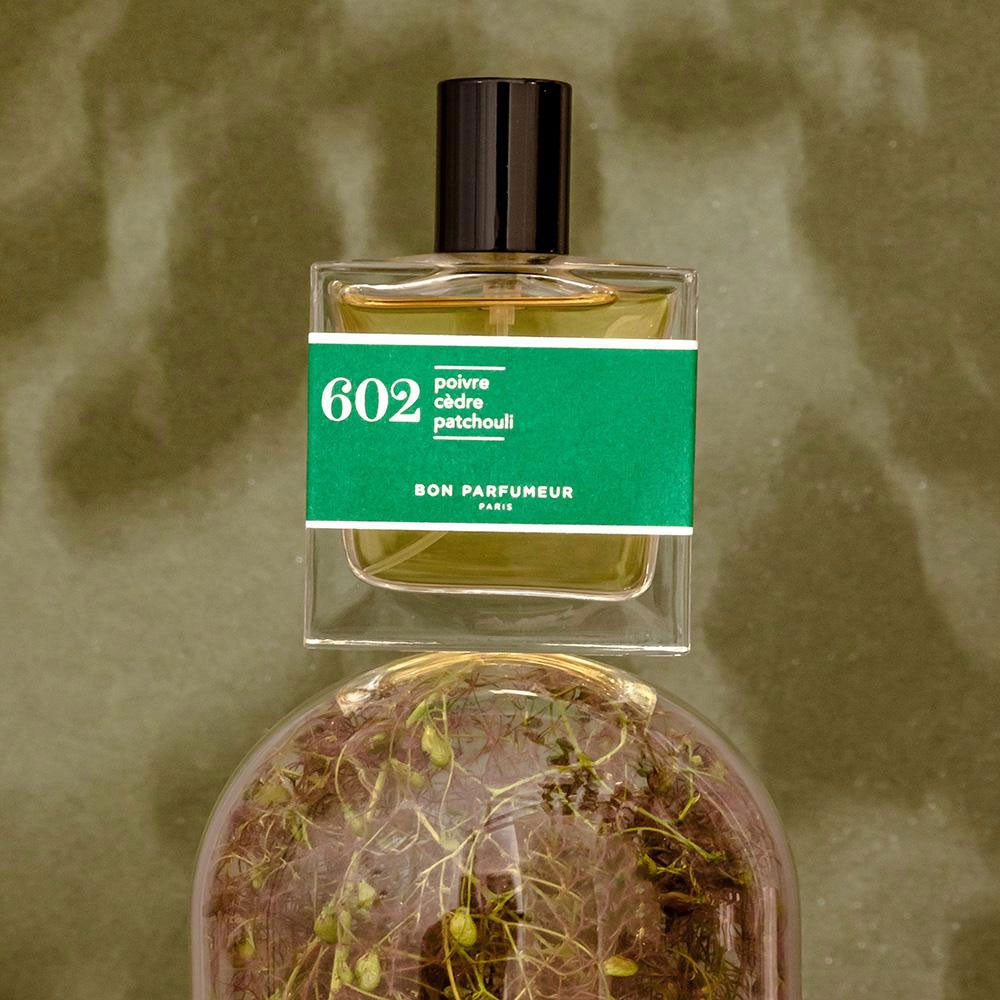 Bon Parfumeur 602 Eau de Parfum – Pepper, Cedar, Patchouli – 30ml von Nathalie Koobus in der Duftnote Würzig, Holzig-Grün