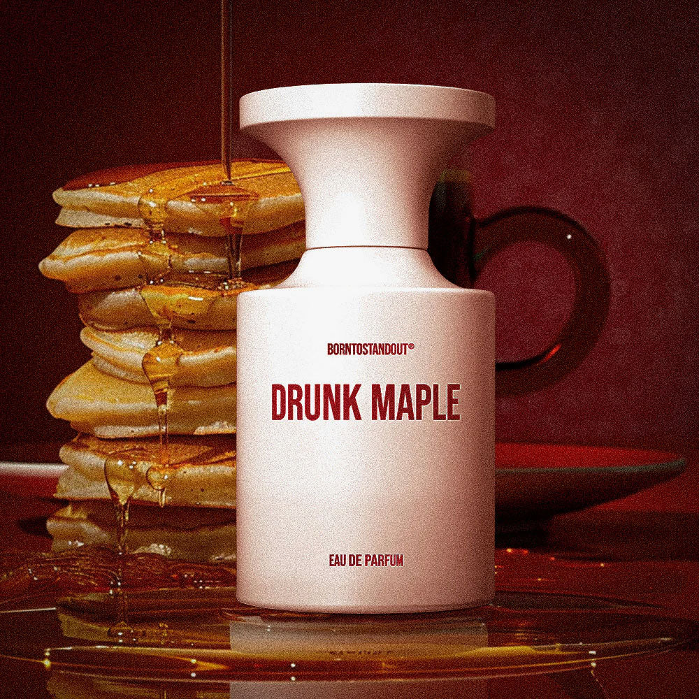 Borntostandout Drunk Maple – Eau de Parfum – 50ml von Alexander Lee in der Duftnote Gourmand, Ledrig, Würzig, Holzig-Rauchig