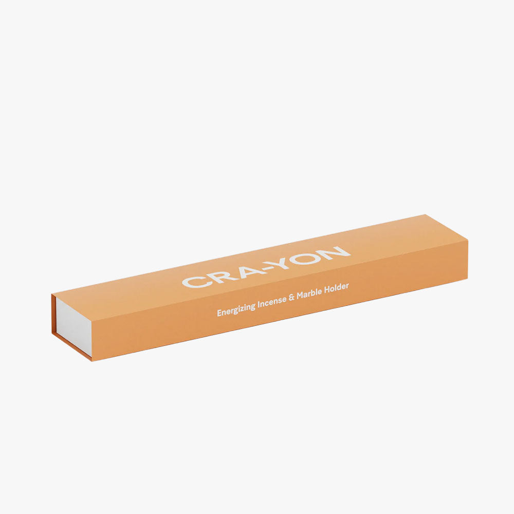 CRA-YON Energizing Incense & Marble Holder