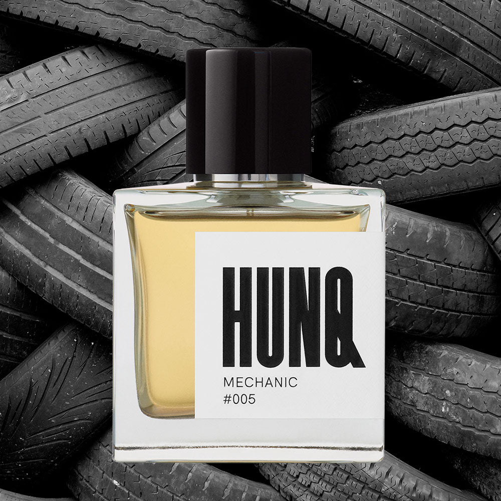 HUNQ #005 Mechanic – Eau de Parfum – 100ml in der Duftnote Rauchig, Würzig